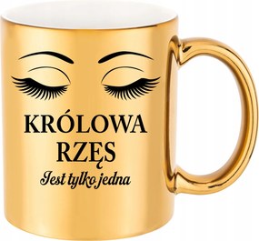 Arany Bögre Szempilla Stylist Királynő Csak Egy Születésnap Ünnep