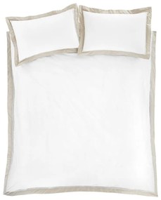 Fehér kétszemélyes pamut ágyneműhuzat 200x200 cm Oxford Lace – Bianca