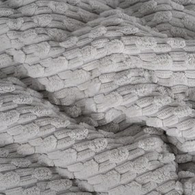 Világosszürke steppelt ágytakaró 180x260 cm – Ixia