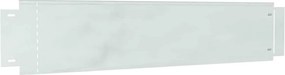 vidaXL Fű kerítés Horganyzott szín 100 x 20 x 0.07 cm Horganyzott Acél