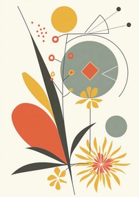 Poszter 21x29,7cm Geometrikus kert