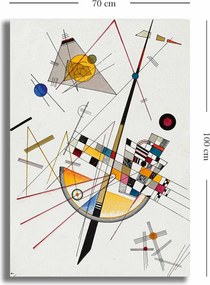 70100KANDINSKY034 Kandinsky vászonkép, 70 x 100 cm