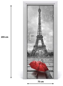 Ajtómatrica Eiffel-torony 75x205 cm