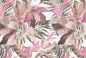 Fali fotótapéta Étkezőbe Egzotikus virágok 104x70 Ragasztó