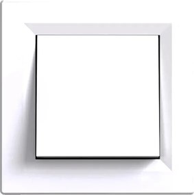 Nova egy áramkörös egypólusú kapcsoló 10A 250V 101 fehér kerettel