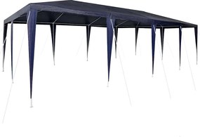 vidaXL Partysátor Kék 800 x 400 x 266 cm Poliészter és Acél