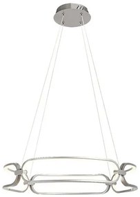 RÁBALUX 72010 FRINGILLA Modern Led Függesztett Lámpa Szatin Króm IP20