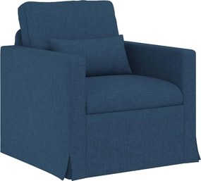 vidaXL Kanapé Kék 78 x 78 x 80 cm szövet
