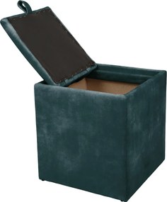 Box puff - P13 szövet - türkiz R