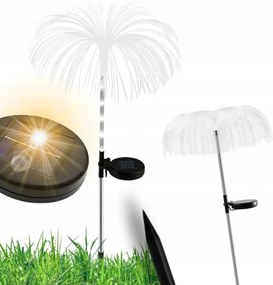 Napelemes Kerti Lámpa Beszúrható Medúza Optikai Érzékelővel 2 db