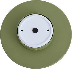 Retro fali lámpa zöld opálgömbbel 20 cm IP44 - Lila
