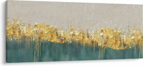Kép - Textúra arany díszítéssel (120x50 cm)
