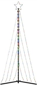 színes LED karácsonyfa 339 LED 187 cm