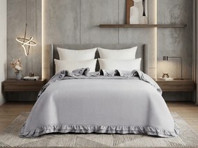 Ágytakaró MONTEGO, világosszürke Méret: 200 x 220 cm