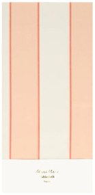 Asztalterítő 137x259 cm Peach Stripe – Meri Meri