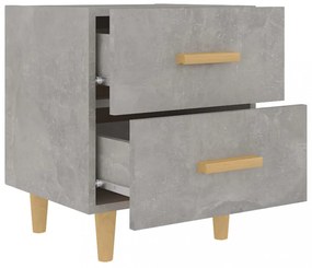 betonszürke éjjeliszekrény 40 x 35 x 47,5 cm