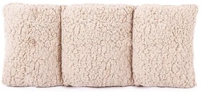 4Home gyapjú hatású háttámasz párna bézs színű 60 x 30 cm