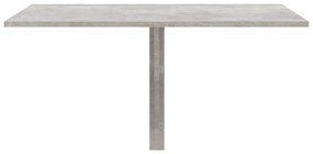 betonszürke szerelt fa összecsukható fali asztal 100x60x56 cm