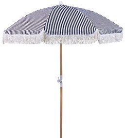 Fekete és fehér napernyő ⌀ 150 cm MONDELLO Beliani