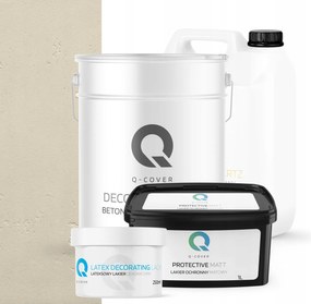 Építészeti Beton Kültéri Szett Bézs Világos F751 Szett 10m2-re