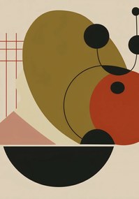 Poszter 70x100cm Geometrikus Egyensúly