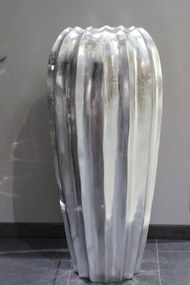 Magas ezüst exkluzív LEONA váza 90cm