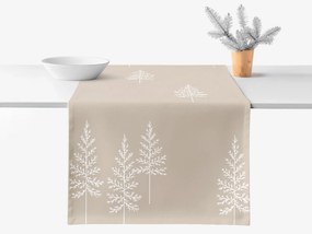 Goldea asztali futó - extra erős 100%  pamut - északi fenyők 20x140 cm