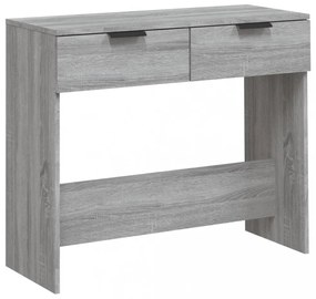 szürke sonoma színű szerelt fa tálalóasztal 90 x 36 x 75 cm
