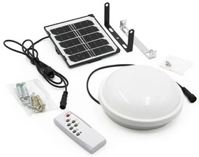 Napelemes Mennyezeti Lámpa Különálló Napelem Panellel - kerek, 50W Legolcsóbb Napelemes Solar Mennyezeti Lámpa