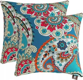 2x párnahuzat 45x45 cm Makimoo mikroszálas színes funky