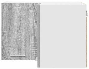 Függő szekrény Riga Szürke Sonoma és fehér 57 x 57 x 40 cm