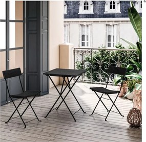 STILISTA Kerti bútor készlet polyrattan 2 db szék + asztal