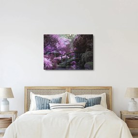 Kép - lila fák (70x50 cm)
