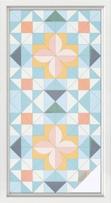 Ablakfólia öntapadós Adatvédelem Színes geometria 50x100