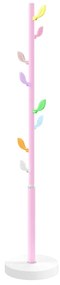 rózsaszínű porszórt vas ruhafogas 172 cm