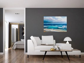 Kép - tengeri hullámok (90x60 cm)