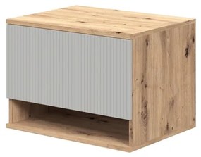 Pulcro mosdó alatti szekrény 60 cm, krém / artisan tölgy