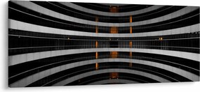 Absztrakt kép - épület (120x50 cm)