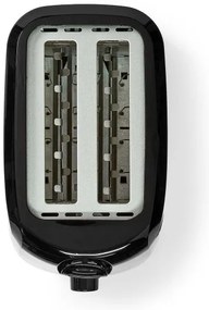 Nedis KABT150EBK - Kenyérpirító két hellyel 700W/230V fekete