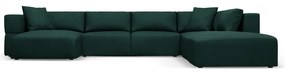 Zöld sarokkanapé (jobb oldali-"U" alakú) Esther – Milo Casa
