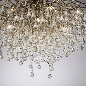 Paul Neuhaus 8092-55 - Felületre szerelhető ICICLE csillár 14xG9/40W/230V, átmérő 100 cm, króm