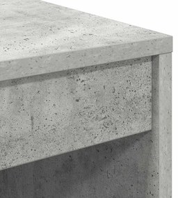 Asztal Beton szürke 60 x 50 x 76 cm Faanyag