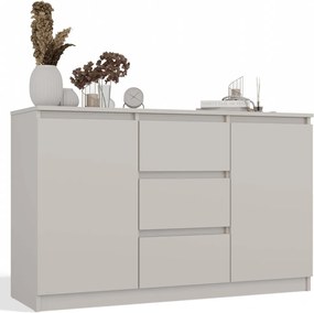 Malwa Fiókos Komód 2D3S Kasmír Bézs