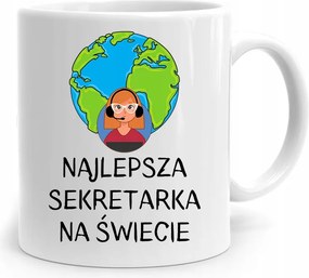 Bögre Ajándék Titkárnőnek A Világ Legjobbja fényképes nyomattal