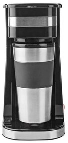 Nedis KACM300FBK - Kávégép egy bögréhez 0,4 l-es utazóbögrével