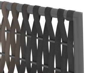6 db barna polyrattan kerti szék párnával 54x61x83 cm
