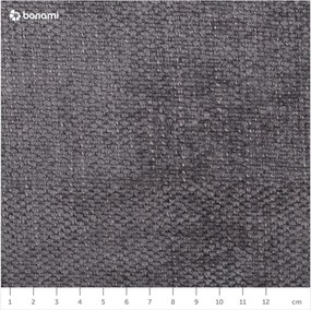 Sötétszürke kinyitható sarokkanapé (variálható) Monaco – Bobochic Paris