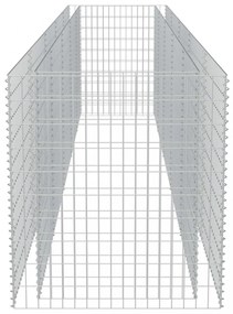 horganyozott acél gabion magaságyás 450 x 90 x 100 cm