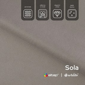 Bézs bársony kinyitható sarokkanapé (bal oldali-heverő résszel) Blezalt – ELTAP