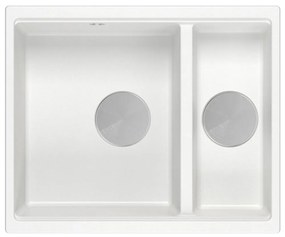 gránit mosogató Logan 150 White